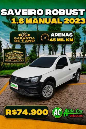 Volkswagen Saveiro Robust 1.6 Total Flex 8V 2023
