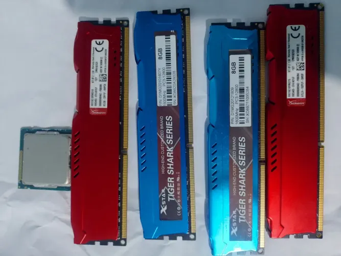 32 GB de memória ddr3 hiper ex + processador core i5 da 3° geração