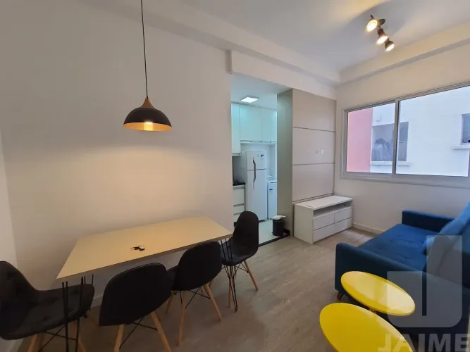 APARTAMENTO PARA ALUGAR MOBILIADO 01 DORMITÓRIO COM VAGA EM HIGIENÓPOLIS