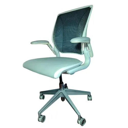 Cadeira Humanscale Diffrient World Ergonômica Premium Mesh Branca