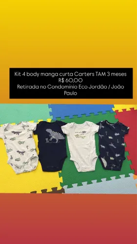 Kit body Carters 3 meses