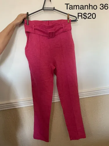 calça rosa 