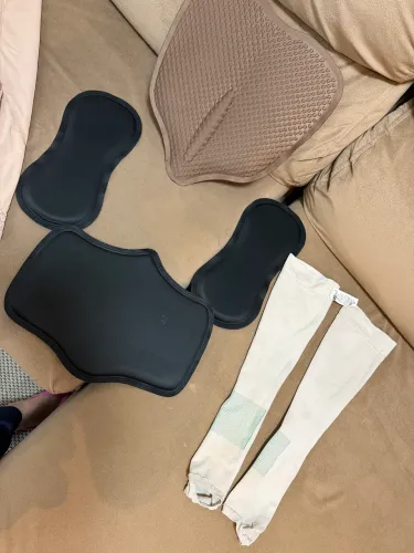 Macaquinho, placas e meia para cirurgia plástica lipoaspiração 