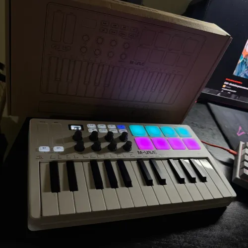 Teclado Midi M-WAVE SMK-25 Novo