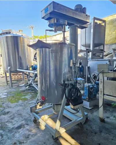 Reator / batedeira inox - 200 litros