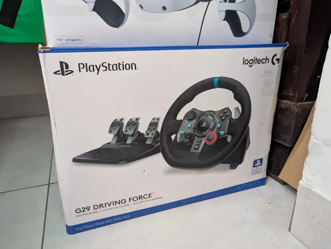 Logitech G29 Playstation+ Cambio Marcha + Caixa Original