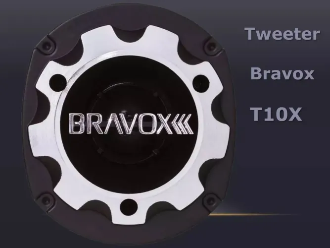 Par tweeter t10x par driver d20x 8 ohms (bravox) sem caixa 