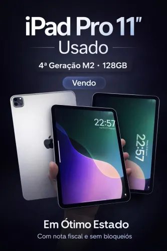 iPad Pro 11? 4º geração 128gb (EXTRA)