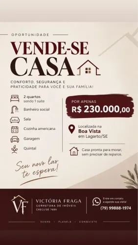 Vende-se casa em Lagarto