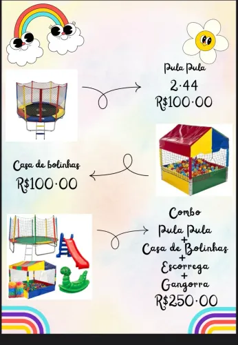 ALUGUEL DE BRINQUEDOS