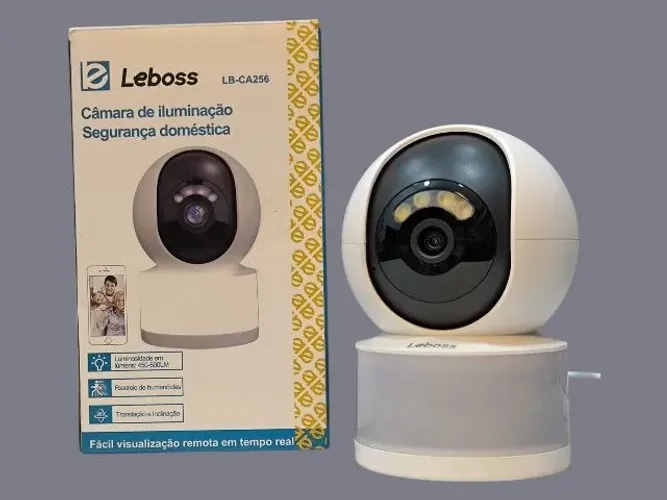 Câmera de Segurança Robô Leboss - Com LED e Rastreio de Movimento