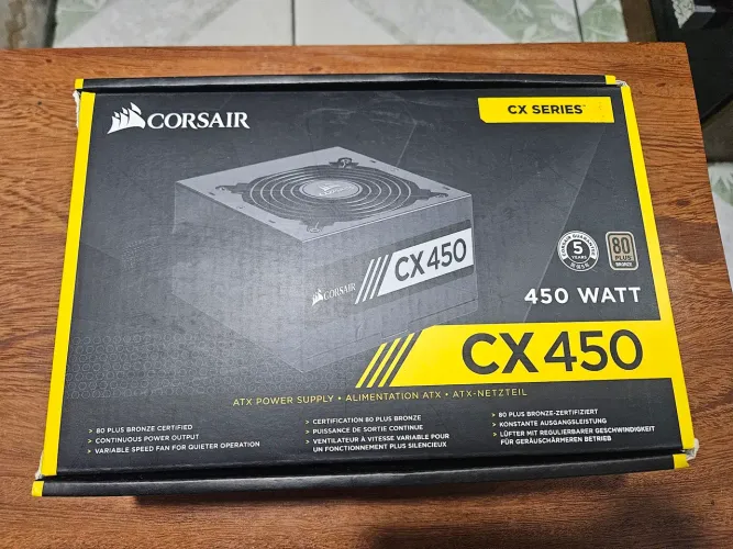 Fonte Corsair CX450 450W 80 plus bronze