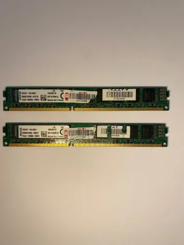 2 Memórias Kingston, 8GB, 1600MHz, DDR3, CL11 - KVR16LN11-8