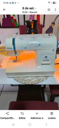 Maquina de costura Elgin Genius Plus