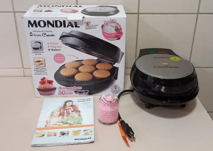 Máquina de fazer CupCake Mondial - Ótimo Estado de Conservação - Usada poucas vezes