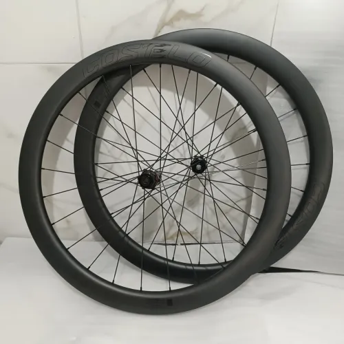 Rodas de carbono freio a disco 50mm tubelles