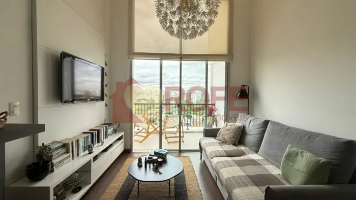 Apartamento para alugar no Brooklin - 73m² com pé direito duplo e vista livre