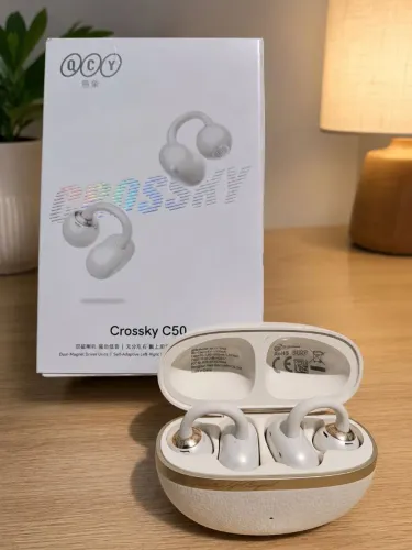 Fone Bluetooth QCY CROSSKY C50+ Clip On + Aceito cartão de crédito 