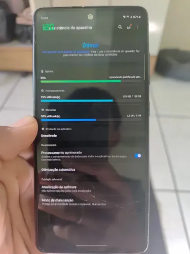 S20 fe tudo funcionando perfeitamente