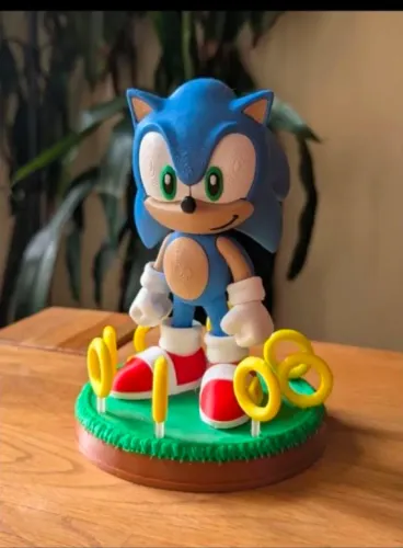 Centro de Mesa Sonic + base com aneis