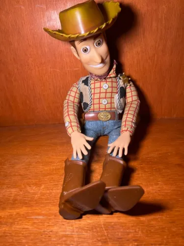 Boneco Woody Toy Story - Disney Thinkway - RARIDADE EM ÓTIMO ESTADO - P/ COLECIONADORES