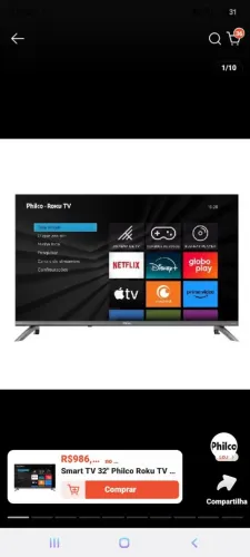 Vendo TV philco roku