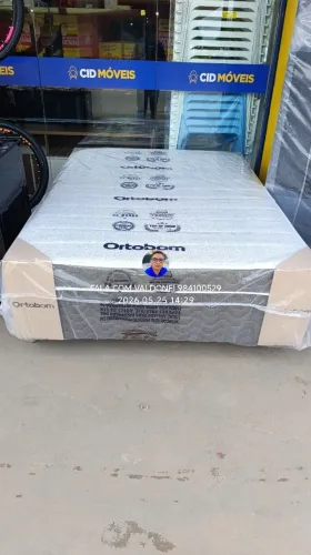 CAMA BOX CASAL ORTOBOM ESPUMA D28..? CHAMA NO WHATSAPP *29