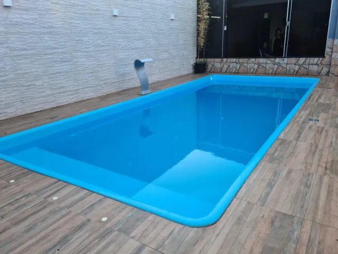 Piscina 7,00x3,30 c/ instalação em até 2 dias
