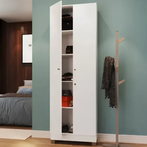 Multiuso com 2 portas xangai branco (posssui chave)