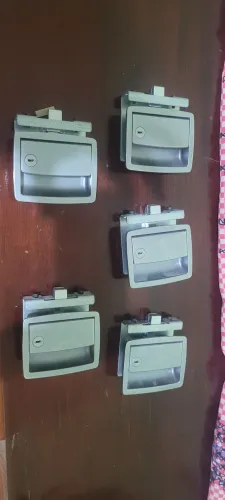 LOTE FECHADO: 5 Fechaduras De Embutir Articuladas (Para Rack, Cases, Motorhome)