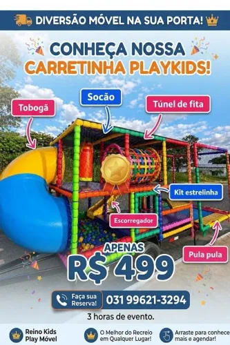 Carretinha play kids