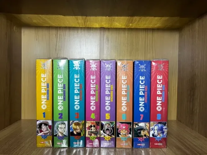 Mangá One Piece 3 em 1 Coleção Volume 1 ao 8 | Panini | OnePiece