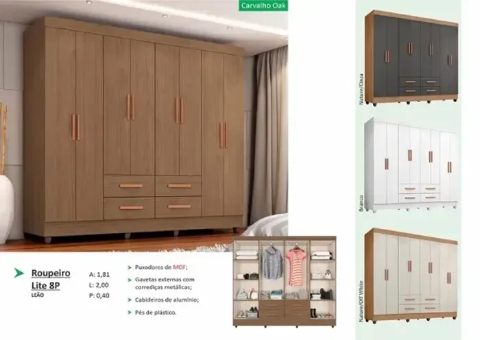 GUARDA ROUPA DE CASAL
