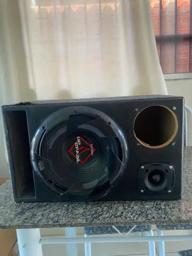 Caixa de Som Trio - Subwoofer Bomber 12 350W RMS + Tweeter
