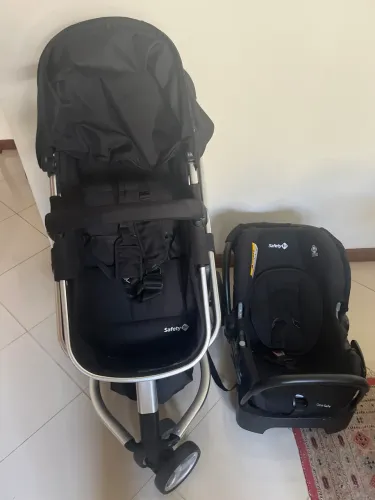 Carrinho e bebê conforto safety 1st