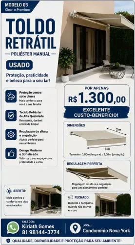 Toldo Retrátil