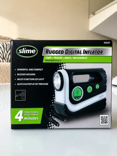     Inflador de Pneus Slime 12V Modelo 40047 Digital