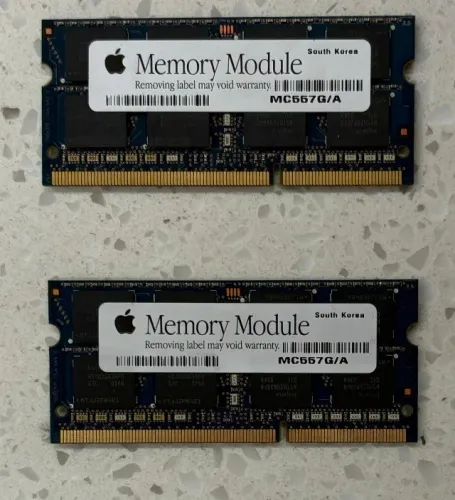 Kit 8 GB RAM DDR3 para Mac/Notebook - 2x4 GB - 1066 MHz