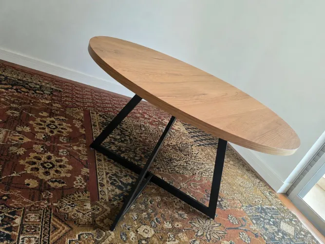 Mesa Redonda Estilo Industrial 160 cm