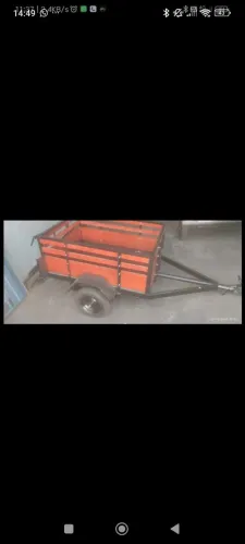 Vendo carretinha para moto