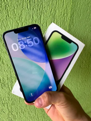iPhone 14 128GB na cor Meia-Noite