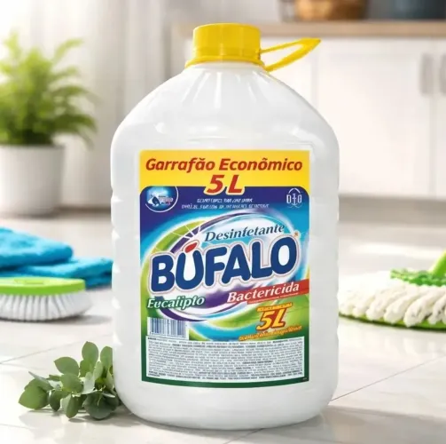 Limpador Desinf Perfumado Eucalipto 5l Búfalo Eucalipto