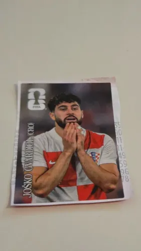 Figurinha Coca Cola CC5 Jo?ko Gvardiol copa do mundo 2026