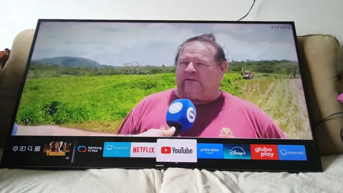 Tv Samsung 55 polegadas smart 4k tv plus