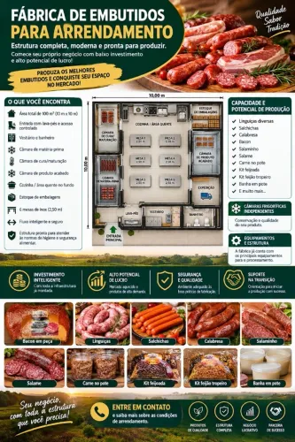 Arrendamento fábrica de Embutidos