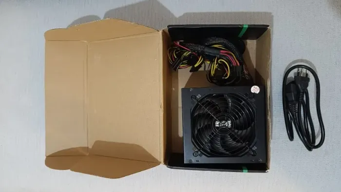 Fonte ATX 500W 80Plus K-MEX EZ8898F - Novo - Open Box - Peça de Mostruário