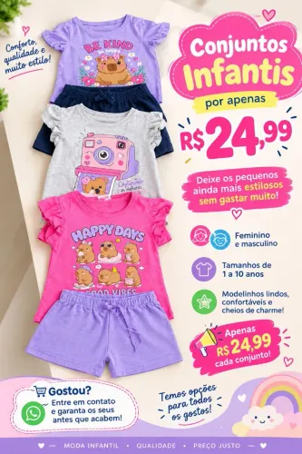 conjuntos Infantil 