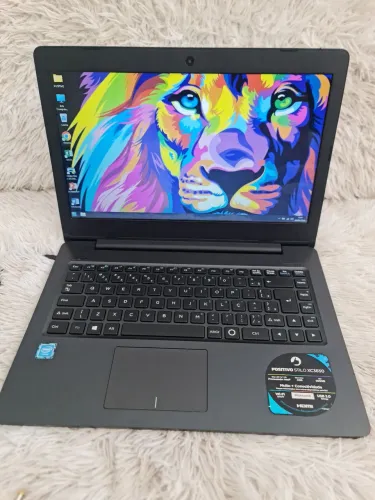 NOTEBOOK POSITIVO STYLO INTEL CELERON QUADCORE 4GB DE RAM HD500GB TELA 14 LED SLIM NOVINHO
