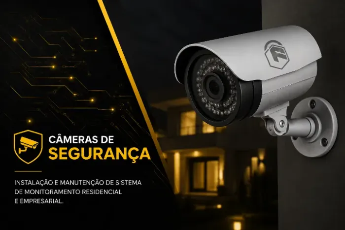 Instalação de sistema de CFTV