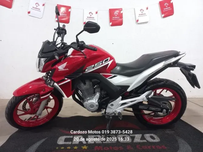 HONDA CB TWISTER 2022 VERMELHA